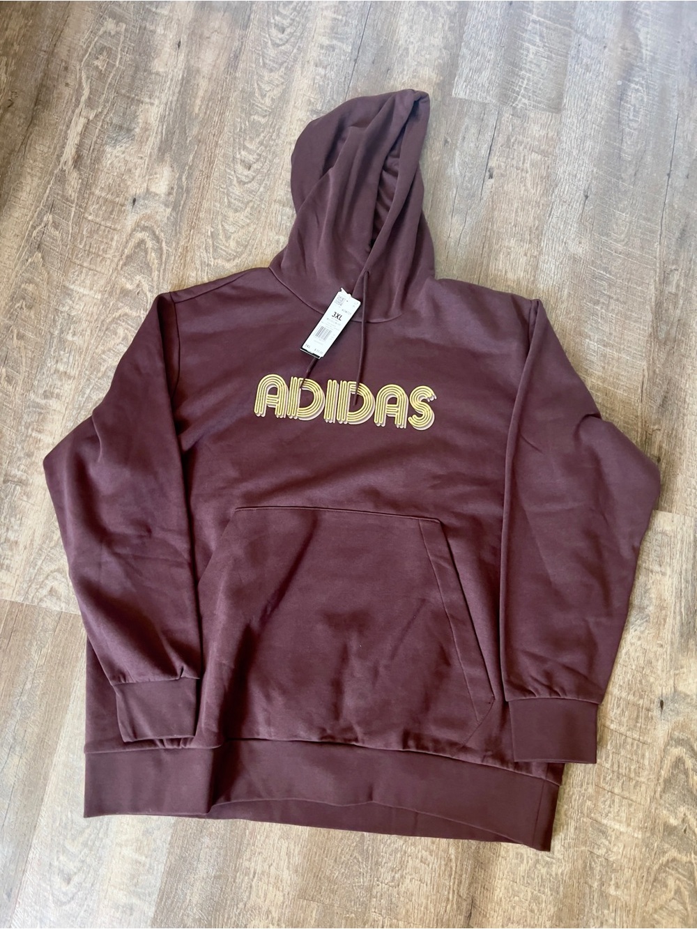 Adidas Men's Fleece Active Hoodie-Size 3XL